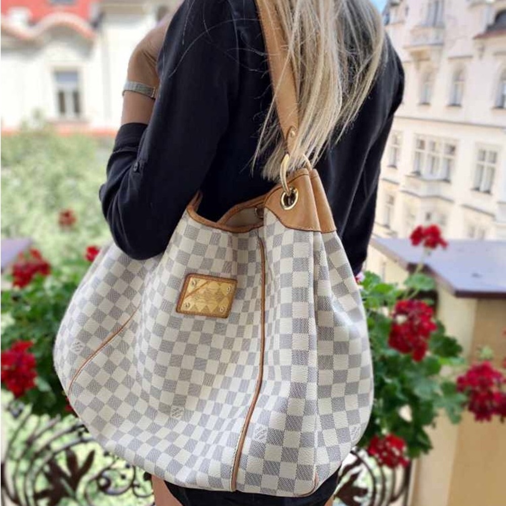 💎 X-LARGE 💎 hobo galliera GM azur louis vuitton rare